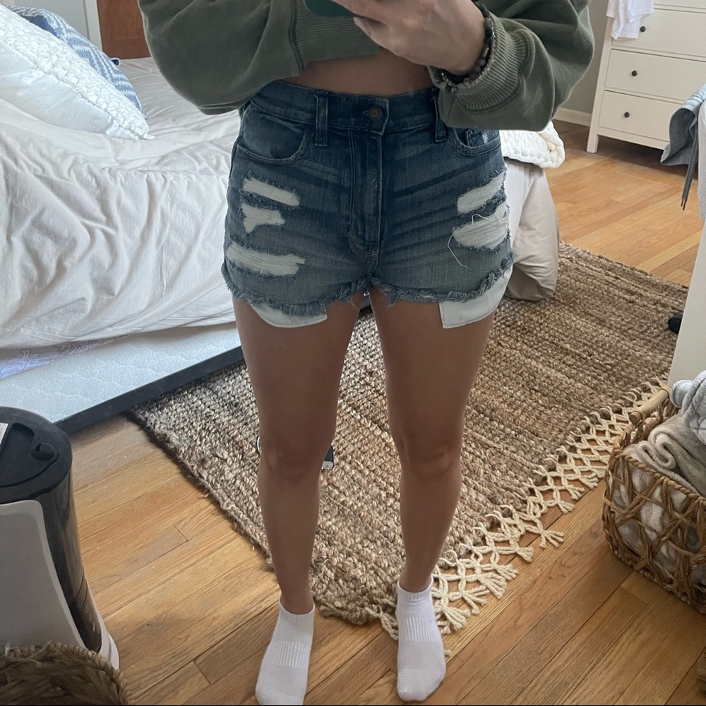 Hollister High-Waisted Denim Shorts